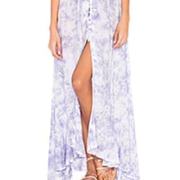 Tiare Hawaii Ryden Midi Dress Indigo Smoke S/M - Picture 5 of 16